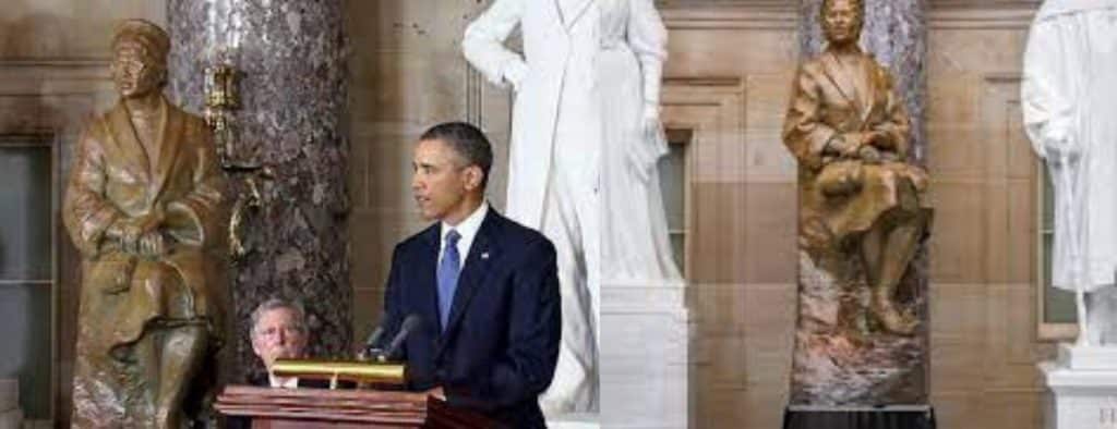 barack obama inaugure une statue de la mère des droits civiques à washington